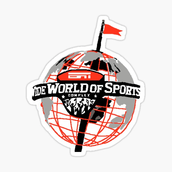 "Wide world of sports" Sticker for Sale by Lelanda | Redbubble