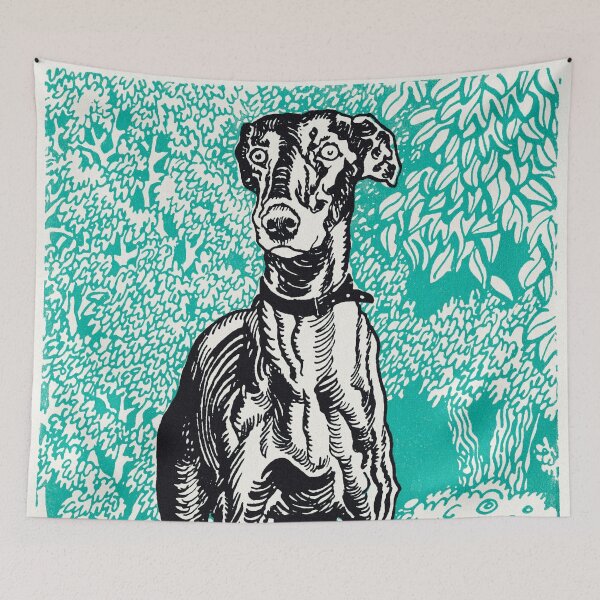 Item preview, Greyhound by Moriz Jung designed and sold by redoARTstore.