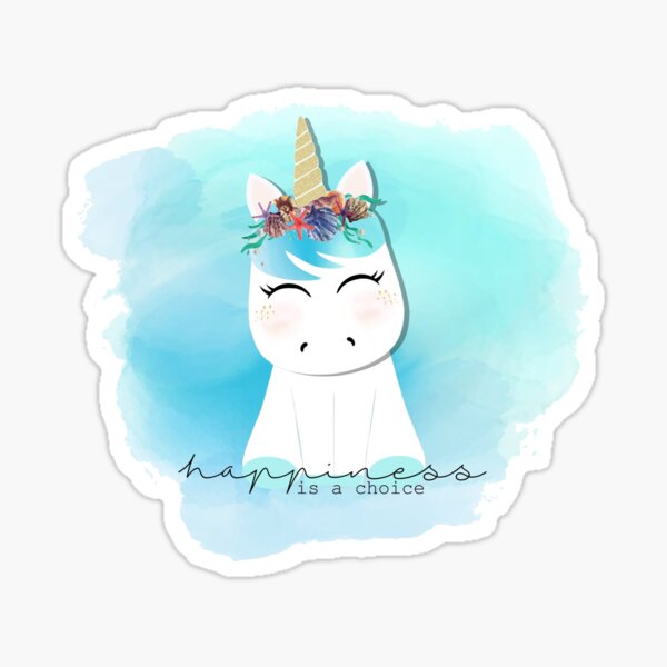 Item preview, happy unicorn designed and sold by Liahdesign.
