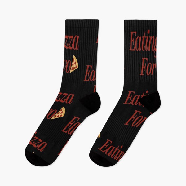 Item preview, Eating Pizza For Two black designed and sold by NancyArtDesigns.