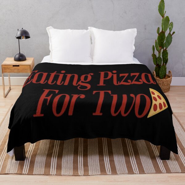 Item preview, Eating Pizza For Two black designed and sold by NancyArtDesigns.