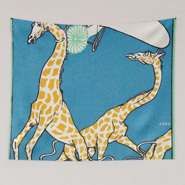 Item preview, Giraffe and Airplane by Moriz Jung designed and sold by redoARTstore.