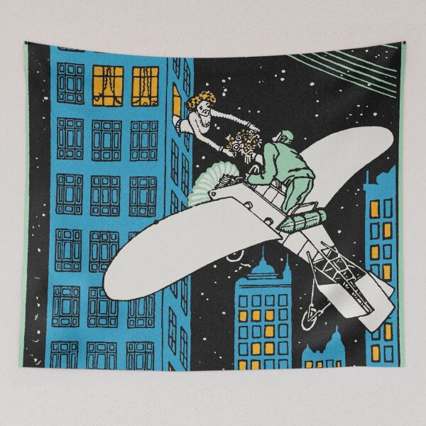 Item preview, Airplane and Building by Moriz Jung designed and sold by redoARTstore.