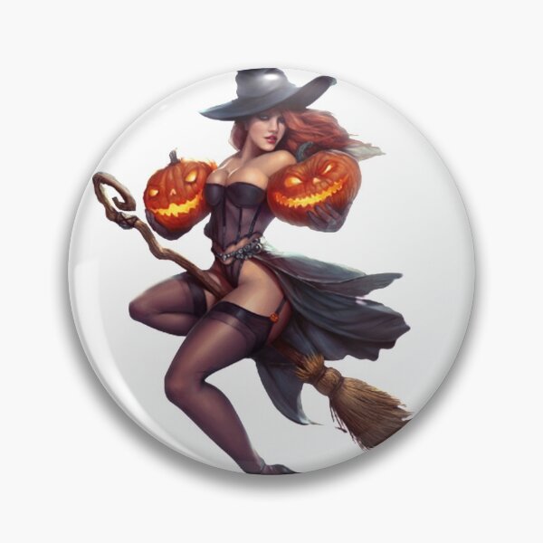 Item preview, Witch on a broom designed and sold by Foxcorner.