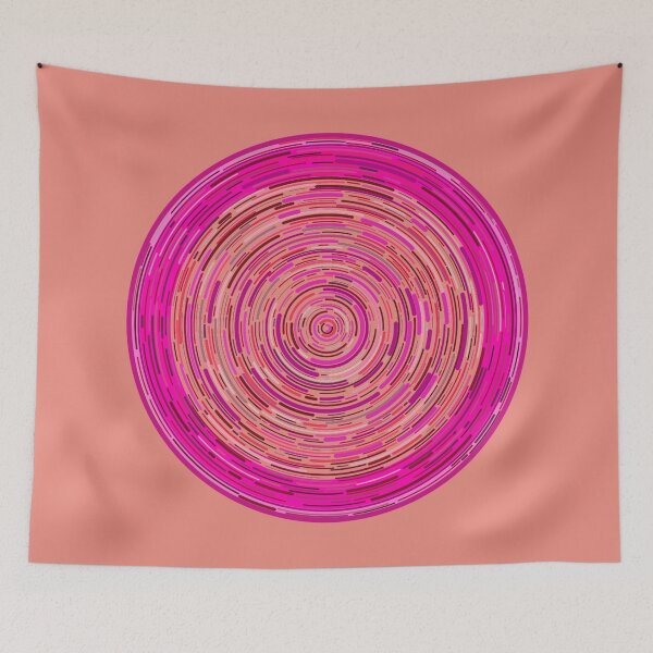 Item preview, Pink ever decreasing circles designed and sold by VazMasDesign.