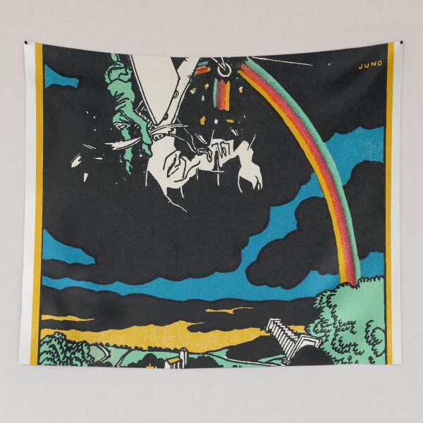 Item preview, Airplane and Rainbow by Moriz Jung designed and sold by redoARTstore.