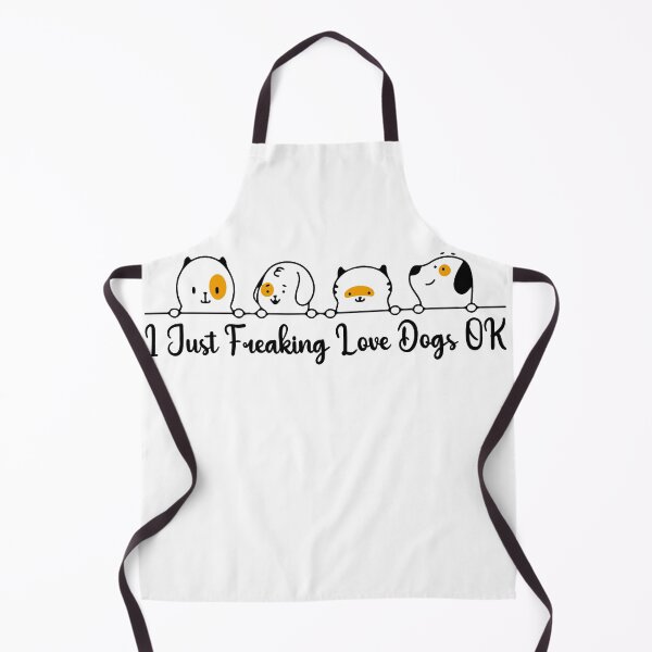 Item preview, I Just Freaking Love Dogs OK designed and sold by VeganAnimal.