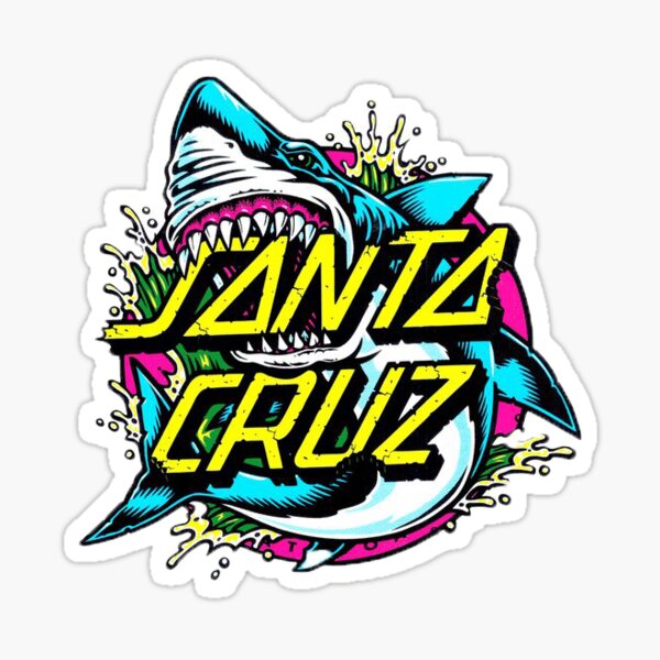 Santa Cruz Shark Sticker
