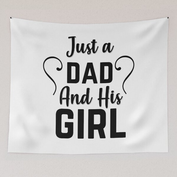 Item preview, Just a dad and his girl father's day designed and sold by oussama dif.