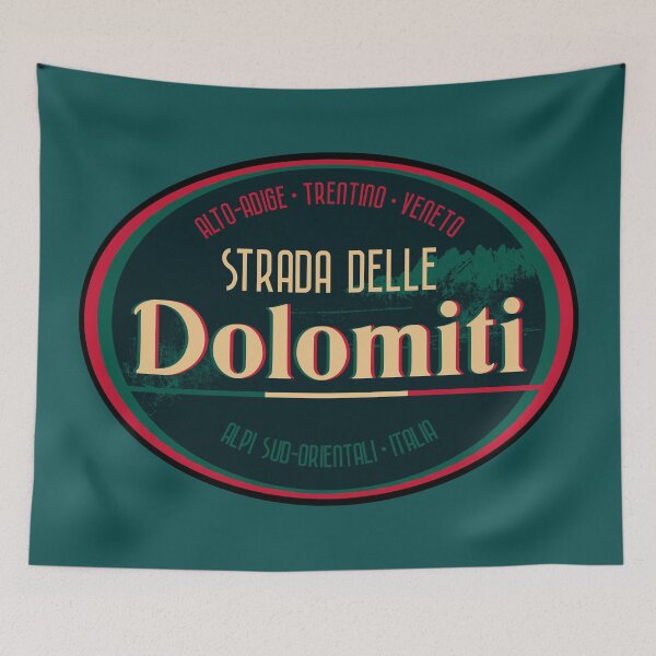Item preview, Strada Delle Dolomiti - Dolomites, Italy T-Shirt + Sticker designed and sold by ROADTROOPER.