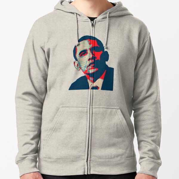 Obama Zipped Hoodie