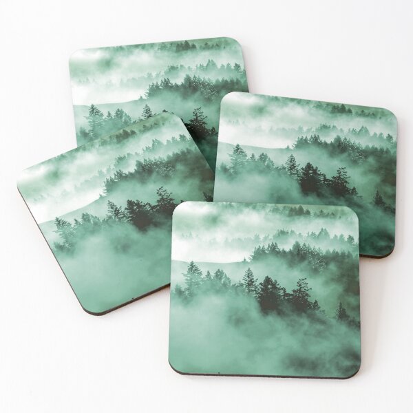 Item preview, Wilderness... Foggy Forest and Hills Nature designed and sold by PrettyInk.
