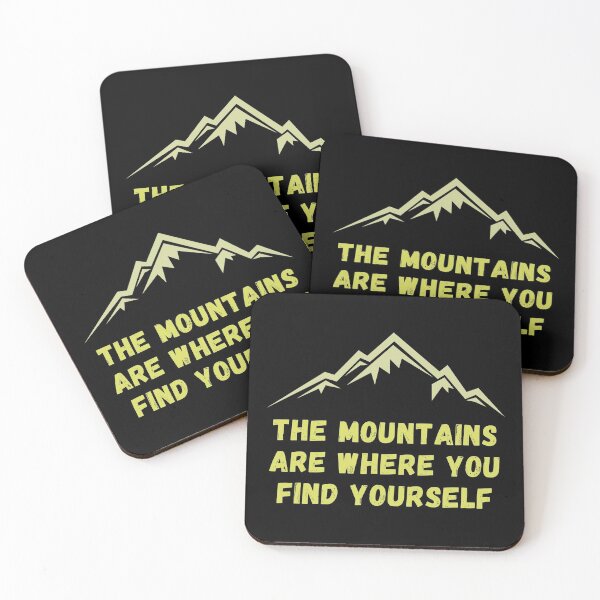Item preview, The mountains are where you find yourself. designed and sold by JellyBeenzz.