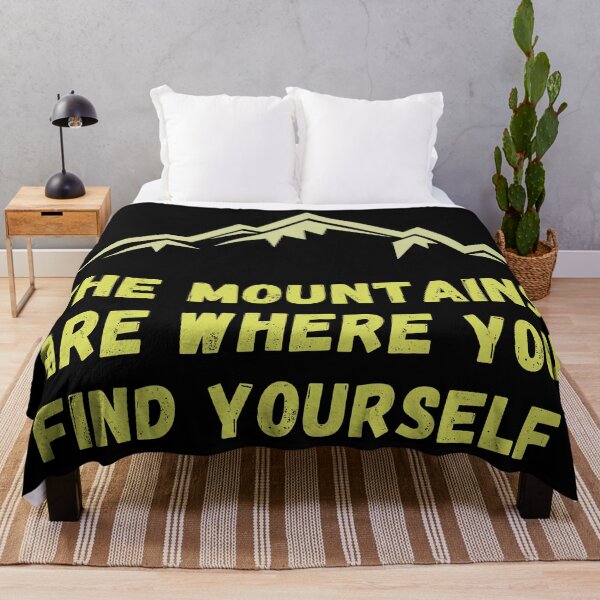 Item preview, The mountains are where you find yourself. designed and sold by JellyBeenzz.