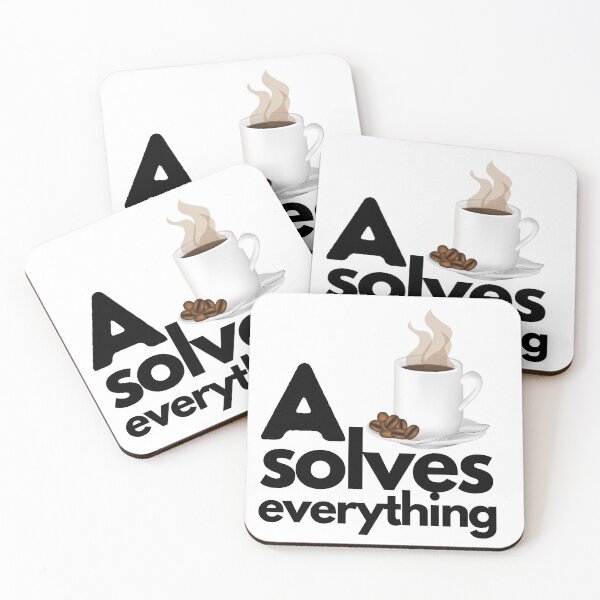 Item preview, A Cup Of Coffee Solves Everything designed and sold by JaunzemsR.