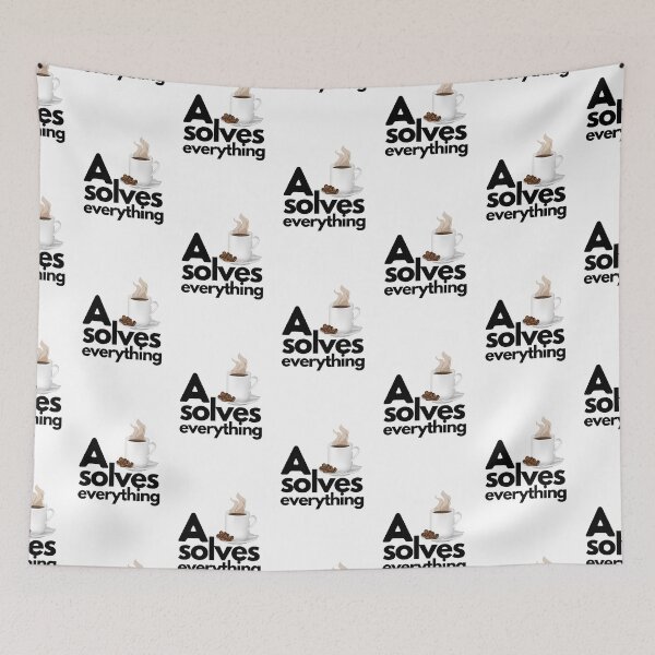 Item preview, A Cup Of Coffee Solves Everything designed and sold by JaunzemsR.