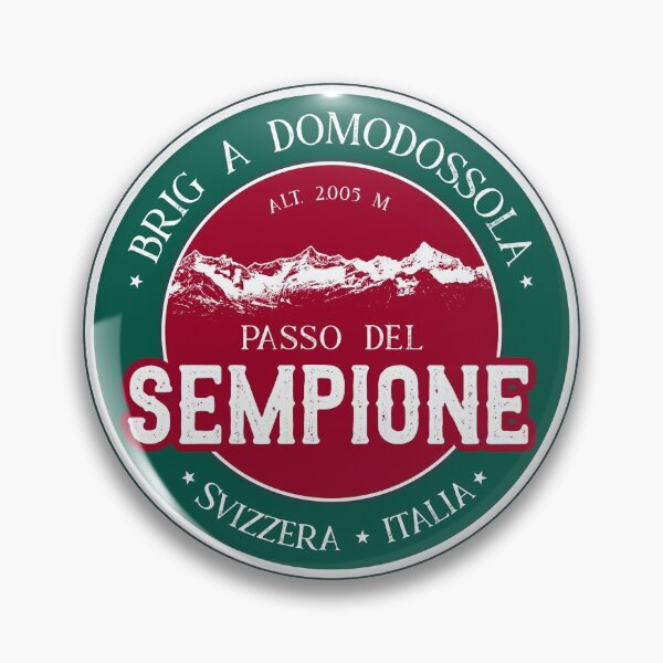 Item preview, Passo Del Sempione Italy - Switzerland T-Shirt + Sticker designed and sold by ROADTROOPER.