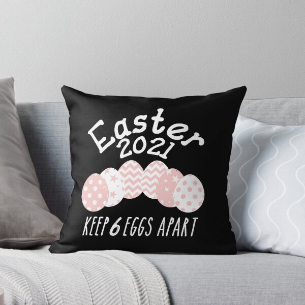 Item preview, Easter 2021 6 Eggs Apart Quarantine 6ft feet parody designed and sold by RainbowPandas.