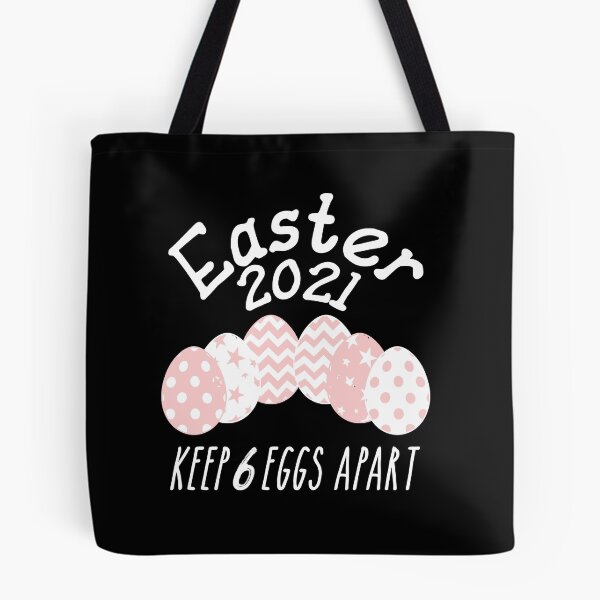 Item preview, Easter 2021 6 Eggs Apart Quarantine 6ft feet parody designed and sold by RainbowPandas.