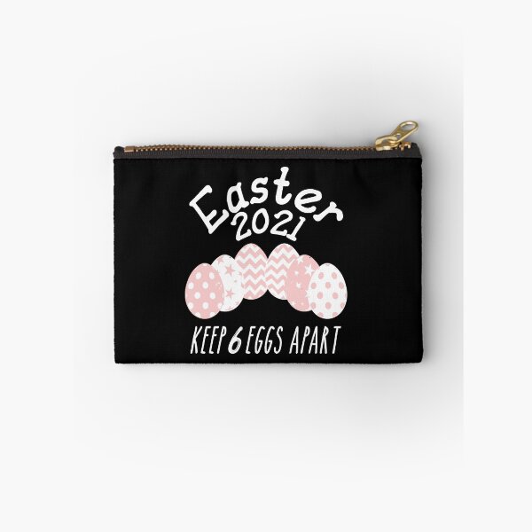 Item preview, Easter 2021 6 Eggs Apart Quarantine 6ft feet parody designed and sold by RainbowPandas.