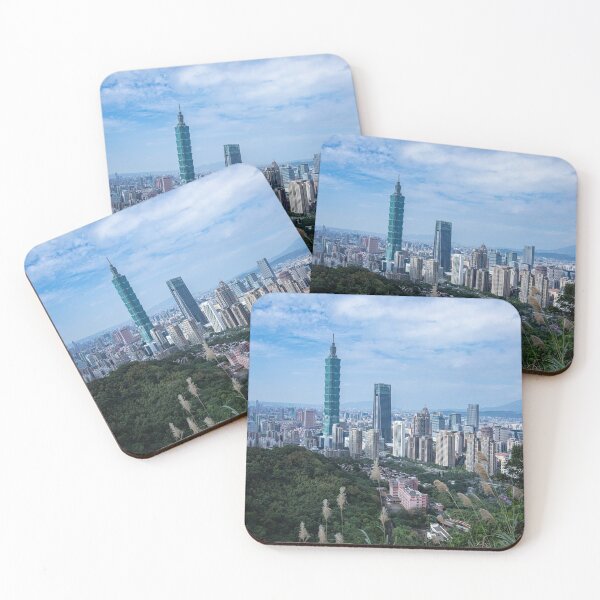 Item preview,  BEST photographic view of Taipei 101 with blue sky, Taipei Taiwan.  designed and sold by HTPOP.