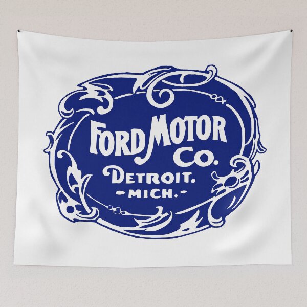 Item preview, Antique Hotrod Script logo in blue designed and sold by OldschoolTs.