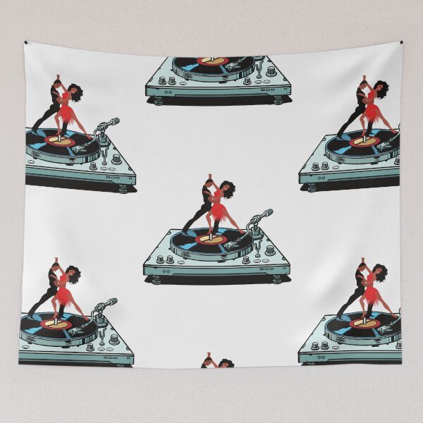 Item preview, Jive to the Music - Record Player designed and sold by sgmydesigns.