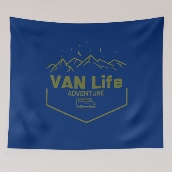 Item preview, Van Life - Van Life Mountain Adventure designed and sold by JJWilsonTees.