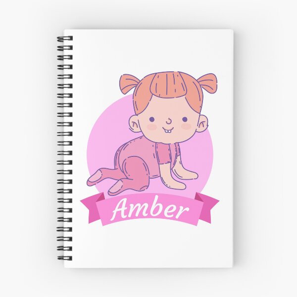 Item preview, Amber Girl names for babies designed and sold by Piztees.