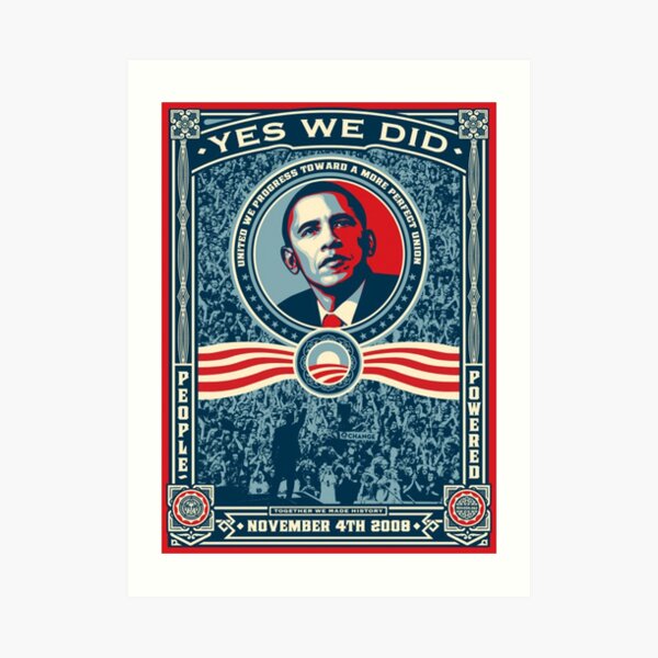 Obama Art Print