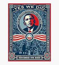 Obama Photographic Print