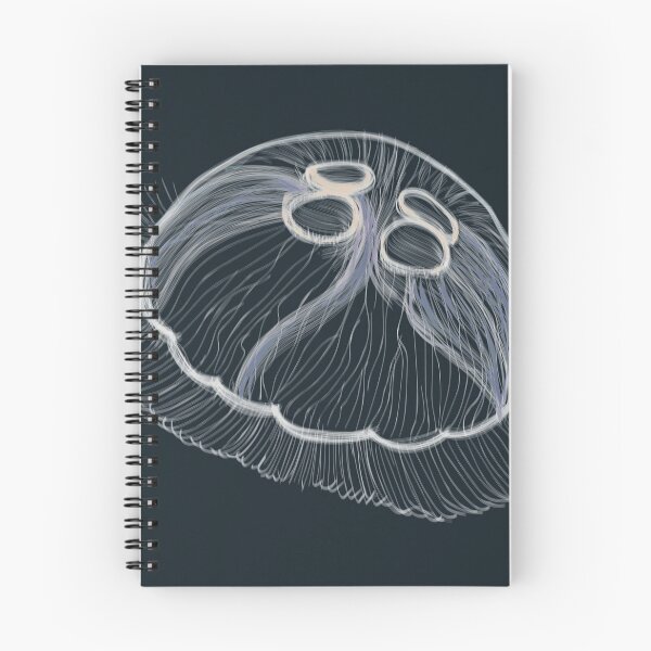 Item preview,  Hand drawn jellyfish Aurelia aurita designed and sold by Familyshmot.