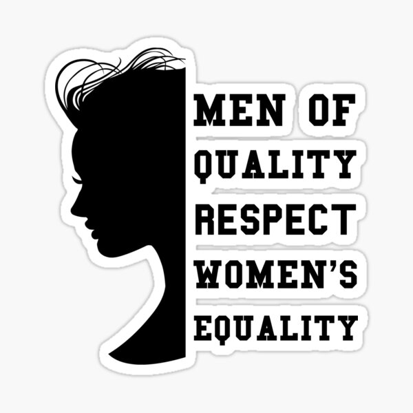 Respect Womens Equality 3 Sew On Patch Feminist Equal Rights Men of Quality 