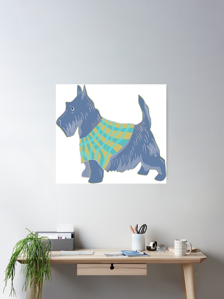 Gray sales scottie dog