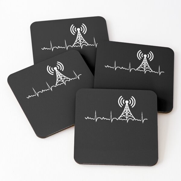 Artikelvorschau, Radio Heartbeat HAM Radio Gift Radio Operator entworfen und verkauft von Third Eye Supply.