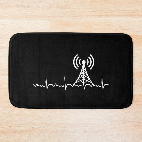 Artikelvorschau, Radio Heartbeat HAM Radio Gift Radio Operator entworfen und verkauft von Third Eye Supply.