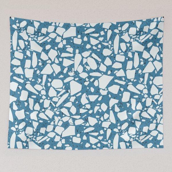 Item preview, Terrazzo Pattern, Blue designed and sold by keitei-chan.