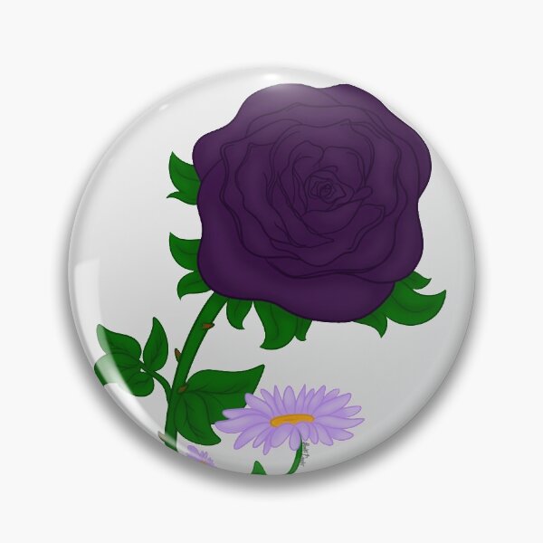 Item preview, Purple Rose and Daisies designed and sold by Korki-Dorki.