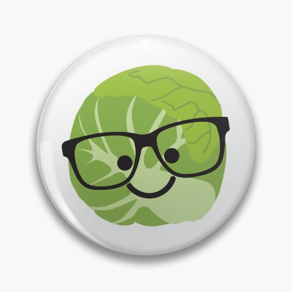 Item preview, Happy Hipster Brussels Sprout designed and sold by VicEllisArt.