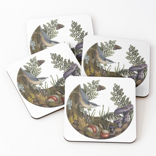 Item preview, Woodland Nuthatch  designed and sold by carrierogersart.