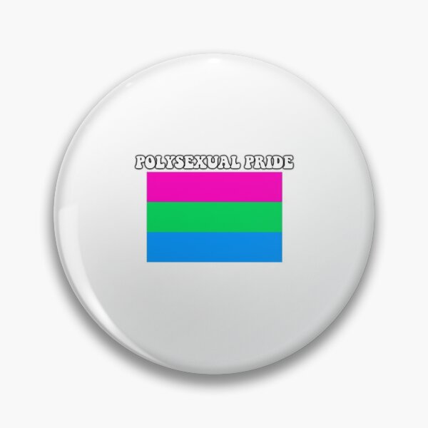 Item preview, polysexual pride flag  designed and sold by thestickerbarn.