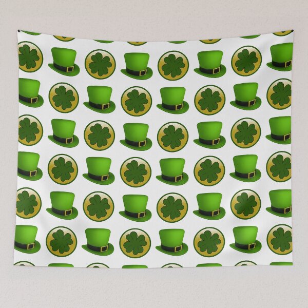 Item preview, 4 Leaf Clover and Leprechaun Hat Pattern designed and sold by MoonsmileProd.