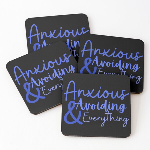 Item preview, Anxious and Avoiding Everything designed and sold by Danielle Slade.
