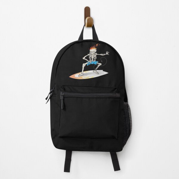 Item preview, Surfing Skeleton on Fire designed and sold by lodarohit.