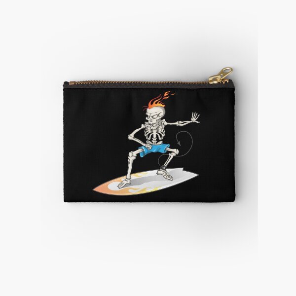 Item preview, Surfing Skeleton on Fire designed and sold by lodarohit.