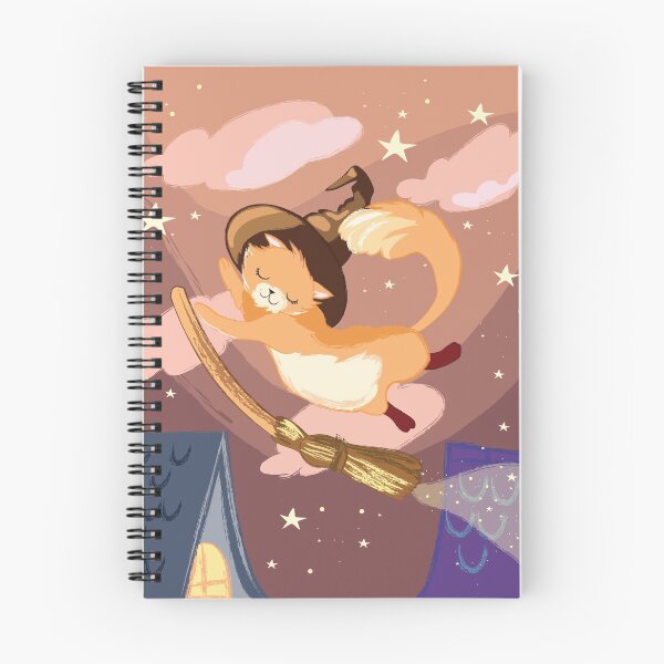 Item preview, Magic Cat flyng all over the city designed and sold by Madalina Zlamparet.