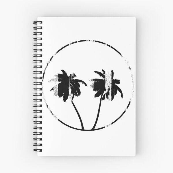 Item preview, Palmeras redondas en blanco y negro designed and sold by BaraDesigns.