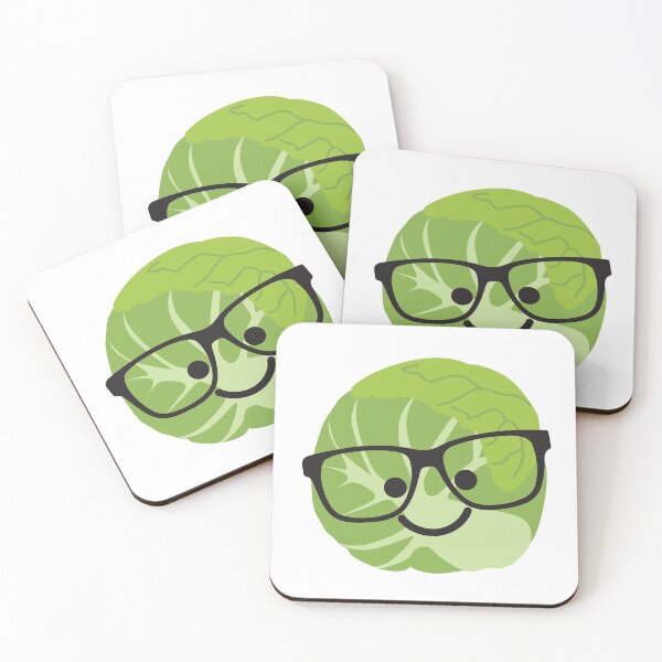 Item preview, Happy Hipster Brussels Sprout designed and sold by VicEllisArt.