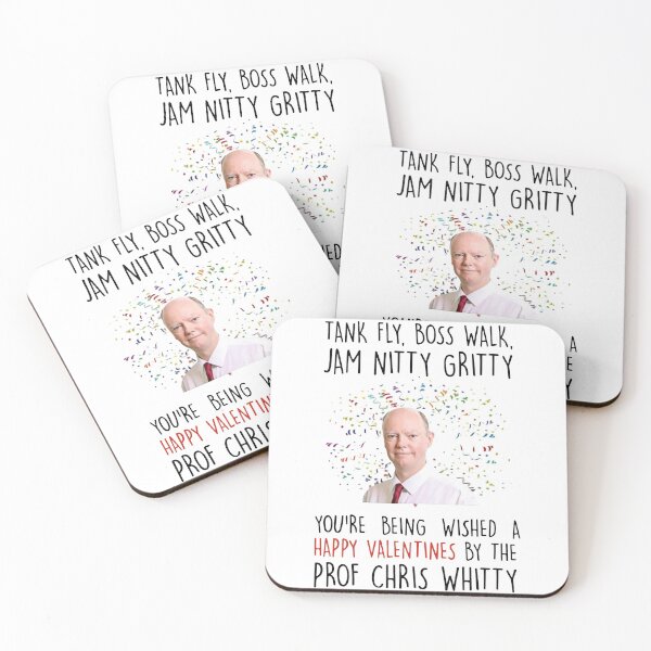 Item preview, Chris whitty "Tank Fly, Boss Walk, jam nitty gritty, you're being wished a happy valentines by the prof chris whitty" designed and sold by Alex3214.