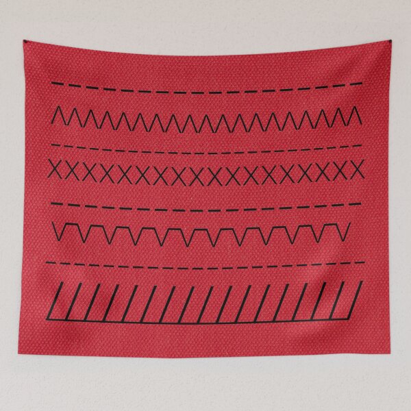 Item preview, Textured Fabric Effect Sewing Stitches Pattern designed and sold by Nancyanna.